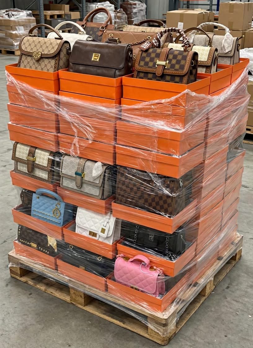 Fashion Handbag Pallet – 80 Pcs Mixed – Quilted Styles