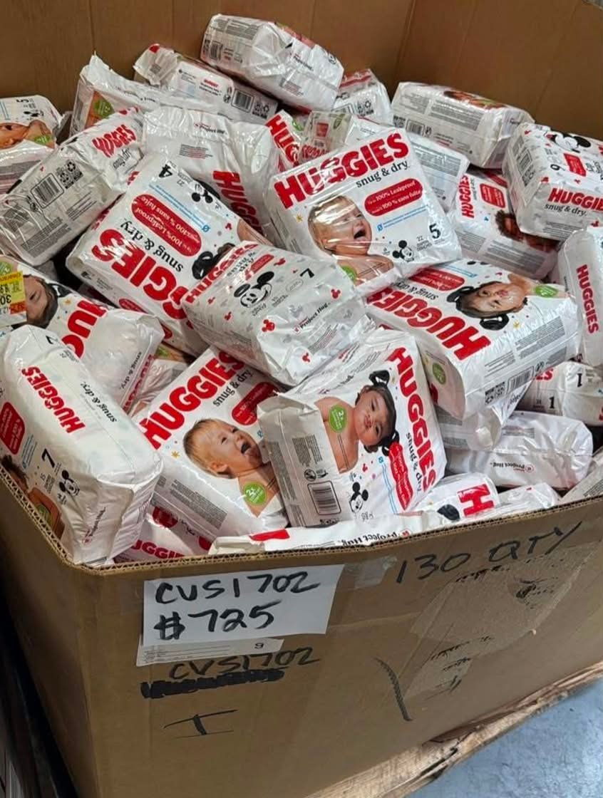Huggies Snug & Dry Diapers Wholesale Pallet - Image 2